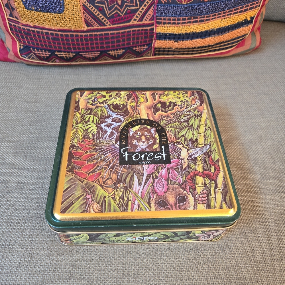 1995 Zippo Mysteries of the Forest Limited Edition Set of 4 Lighters - NIB Mint